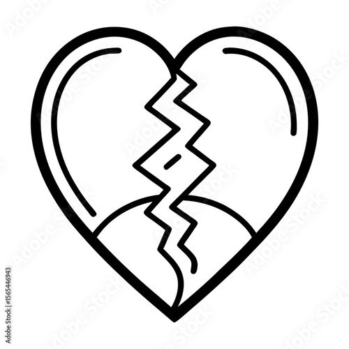 broken heart symbol