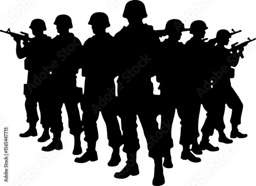 American soldiers, military, army, Vector Bundle