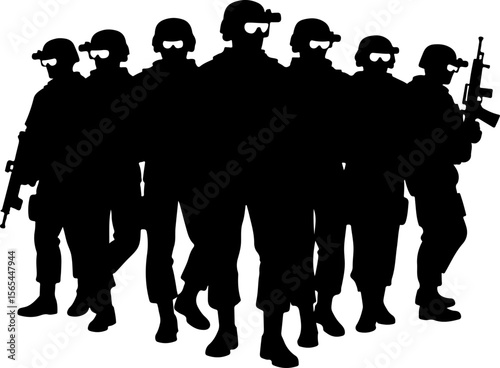 American soldiers, military, army, Vector Bundle