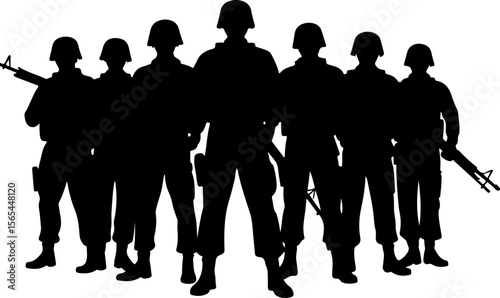 American soldiers, military, army, Vector Bundle