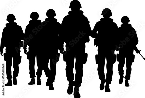 American soldiers, military, army, Vector Bundle