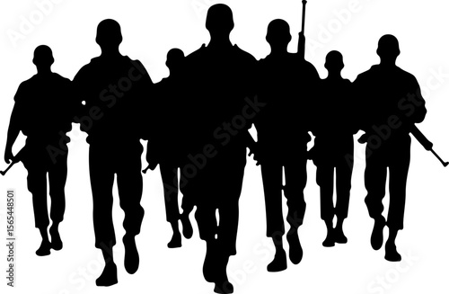 American soldiers, military, army, Vector Bundle