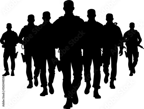 American soldiers, military, army, Vector Bundle