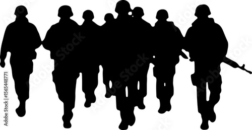 American soldiers, military, army, Vector Bundle