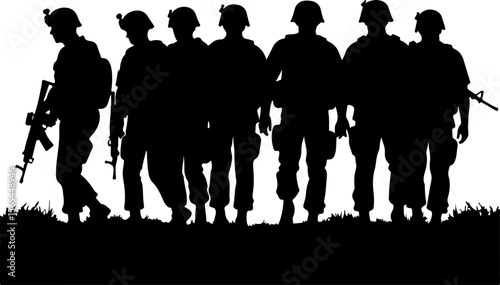 American soldiers, military, army, Vector Bundle