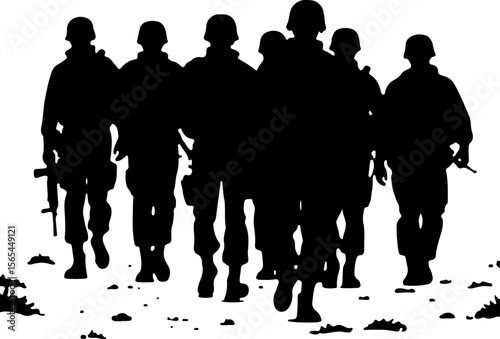 American soldiers, military, army, Vector Bundle