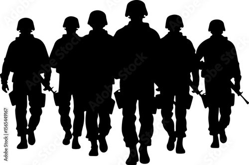American soldiers, military, army, Vector Bundle