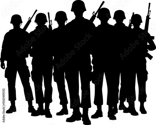 American soldiers, military, army, Vector Bundle