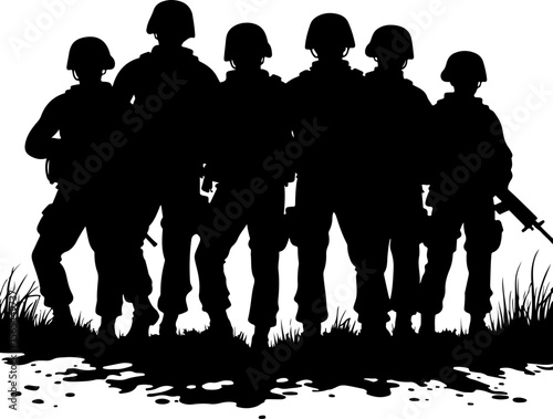 American soldiers, military, army, Vector Bundle