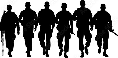 American soldiers, military, army, Vector Bundle