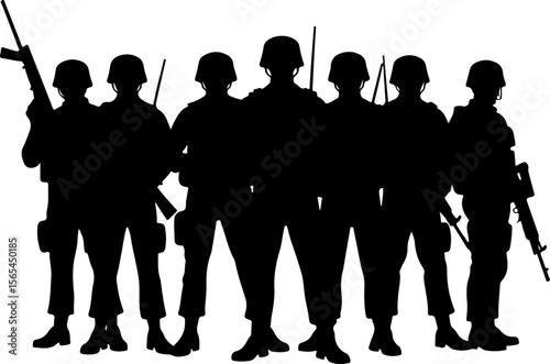 American soldiers, military, army, Vector Bundle