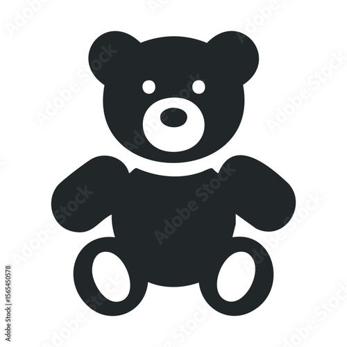 Cute brown teddy bear with bow tie isolated on white background