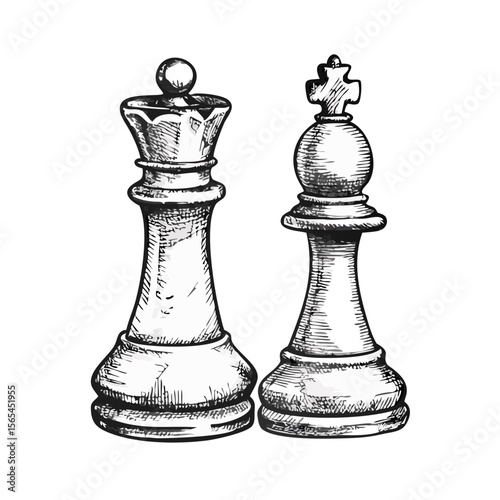 chess king and queen