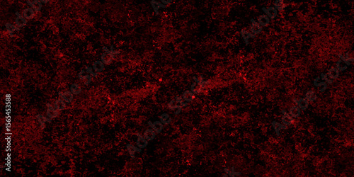 Trendy living red color texture of a concrete wall with cracks and scratches. limestone textured background. Decorative red panoramic background texture. Vintage texture of plaster or grungy marble.	