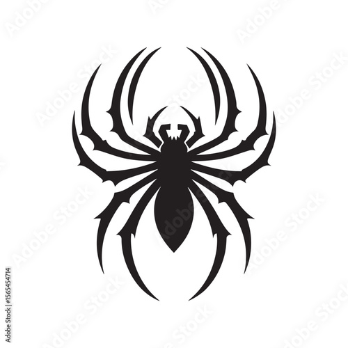 spider vector silhouette clip art logo design illustration collections
