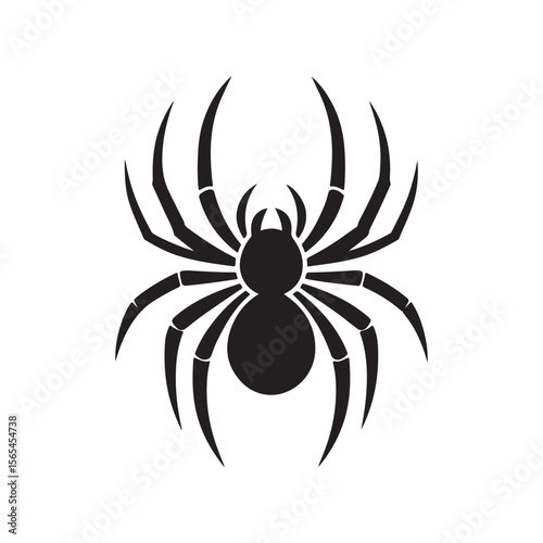 spider vector silhouette clip art logo design illustration collections
