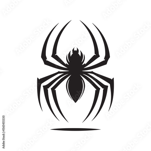 spider vector silhouette clip art logo design illustration collections