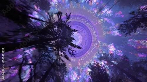 サイケデリック都市幻想｜音と幾何学が共鳴する電脳トランス・ループ4K