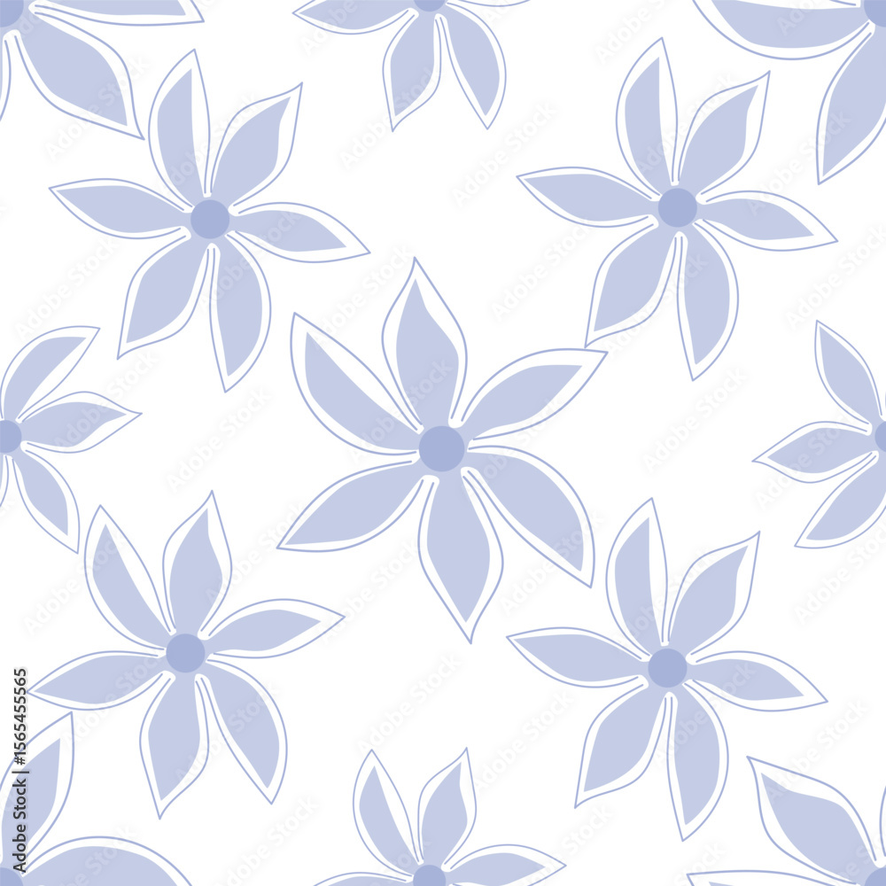 Obraz premium Vintage Pattern Flower Floral illustration Design Vector