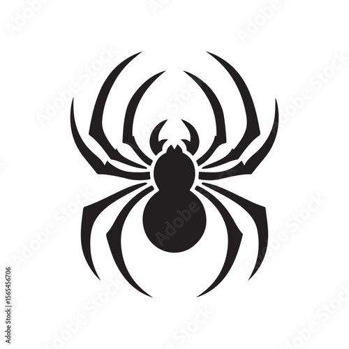 spider vector silhouette clip art logo design illustration collections