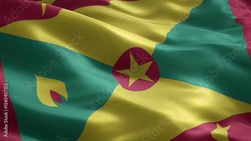 Waving Flag of Grenada