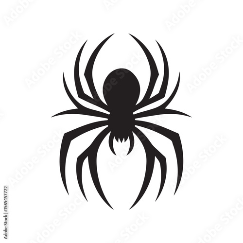 spider vector silhouette clip art logo design illustration collections