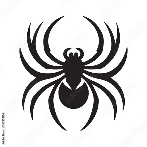 spider vector silhouette clip art logo design illustration collections