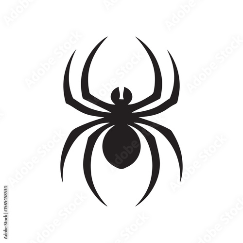 spider vector silhouette clip art logo design illustration collections