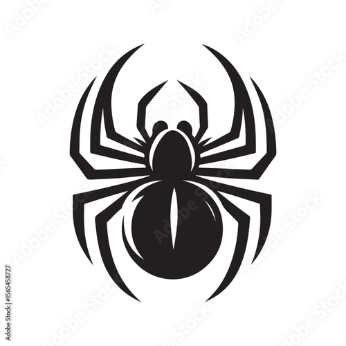 spider vector silhouette clip art logo design illustration collections