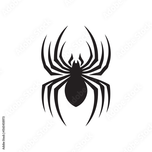 spider vector silhouette clip art logo design illustration collections