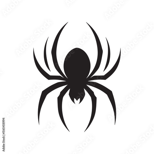 spider vector silhouette clip art logo design illustration collections