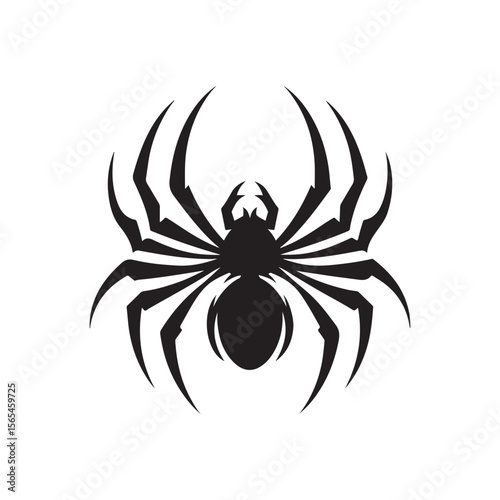 spider vector silhouette clip art logo design illustration collections