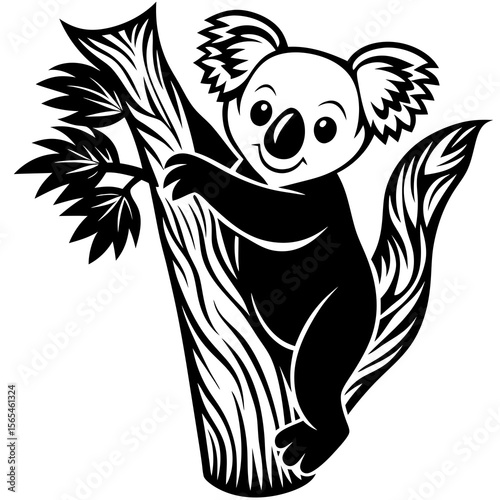 Wallpaper Mural vector illustration of a koala Torontodigital.ca
