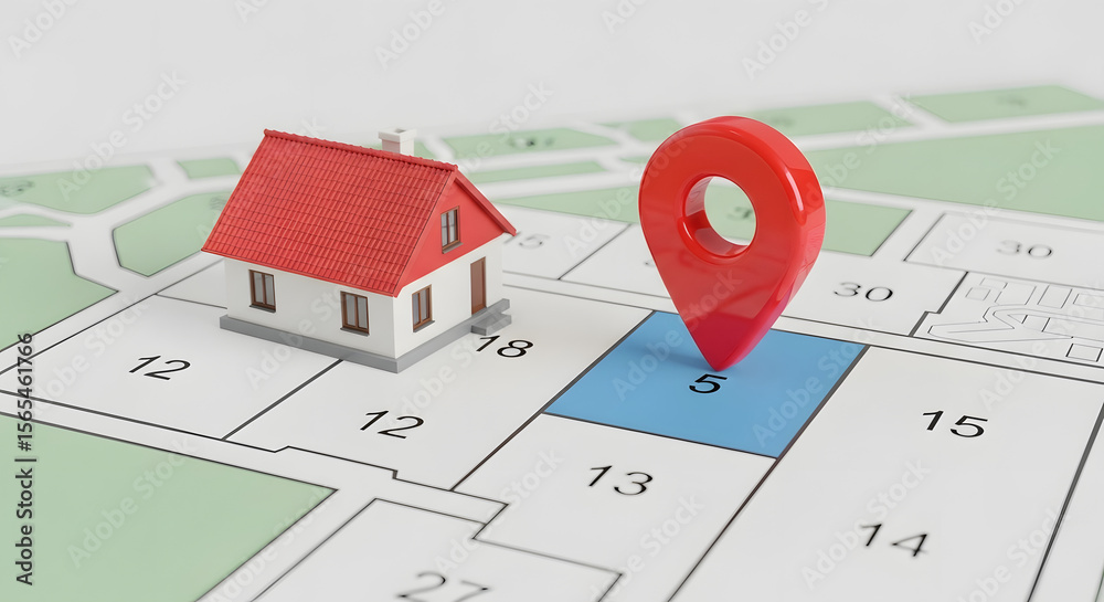 Fototapeta premium Finding Your Dream Home A Guide to Property Location and Selection