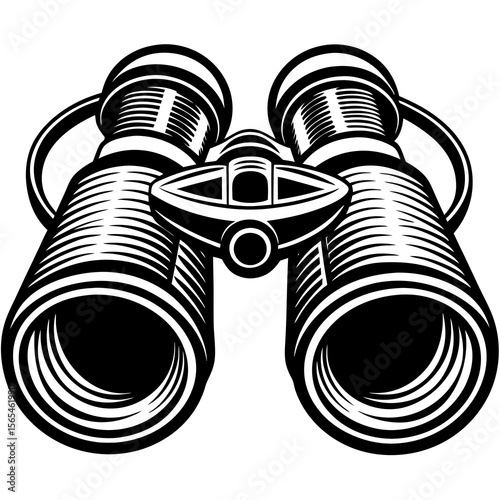 binoculars vector illustration