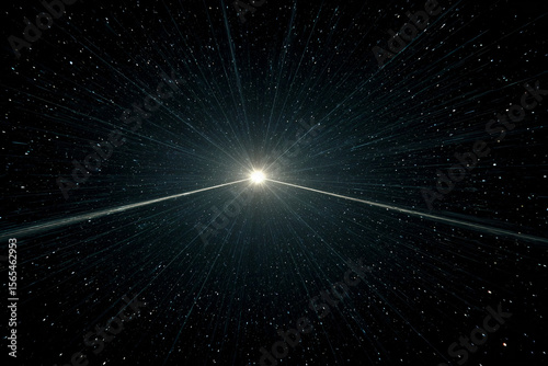 Gaze into the swirling cosmic gateway leading to the profound depths of the universe where mysteries of infinity unfold