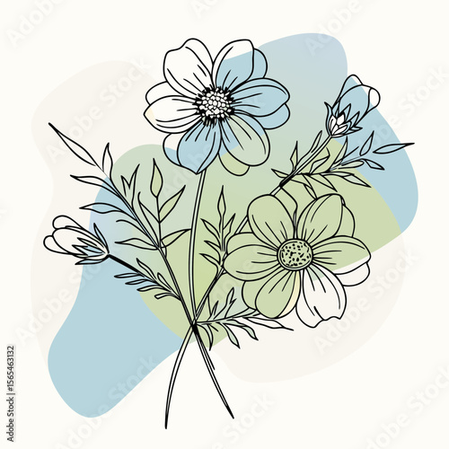 abstract flower background