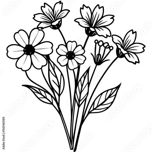 bouquet of white flowers