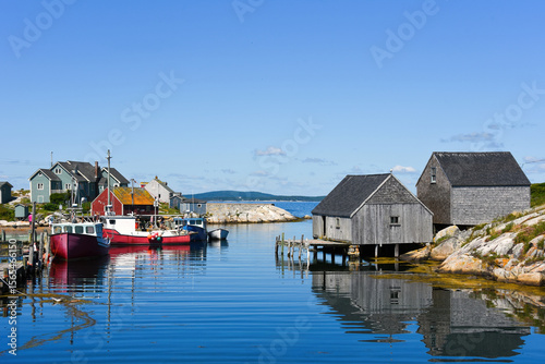 The fishing Village of Peggy's Cove, Nova Scotia, Canada