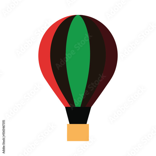 hot air balloon design vector art