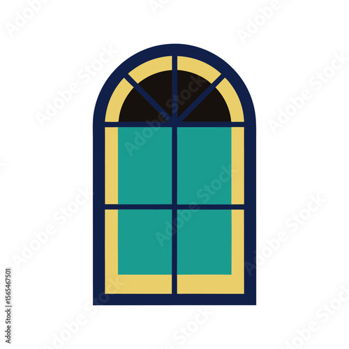 window pane pattern design vector art