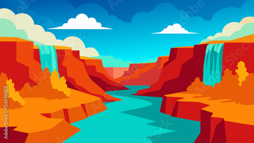 mountain landscape in the morning