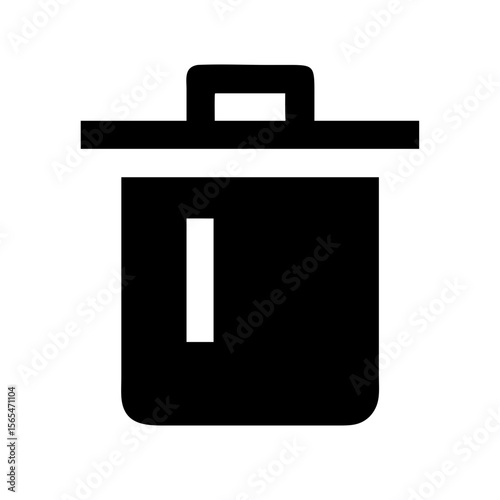 Trash can icon vector illustration