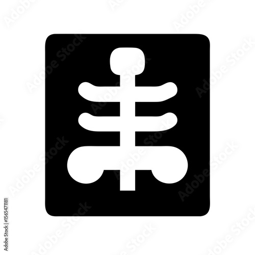 X ray icon vector illustration