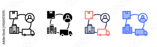 Distribution Network Icon