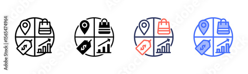Marketing Mix Icon