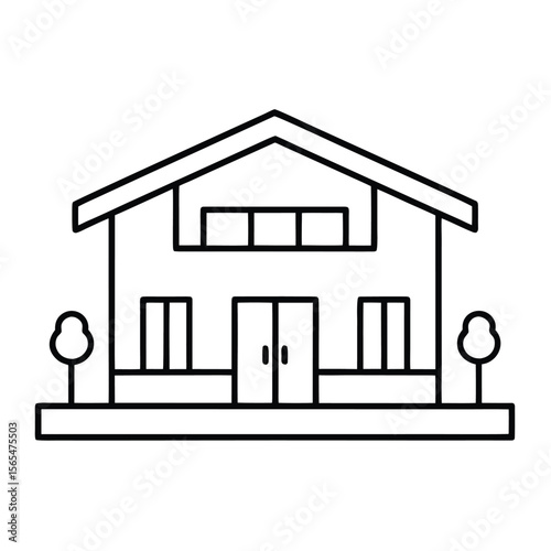 vector illustration of a house