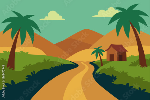 palm tree on the beach