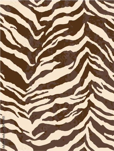 Seamless zebra skin pattern with isolated abstract hand drawn art wild leopard animal tiger skin background elements in black and white colors.Leopard , zebra and tiger mix furry skin seamless pattern