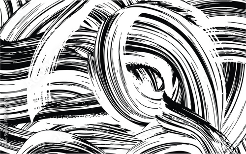 Abstract Grunge Brush Strokes Pattern